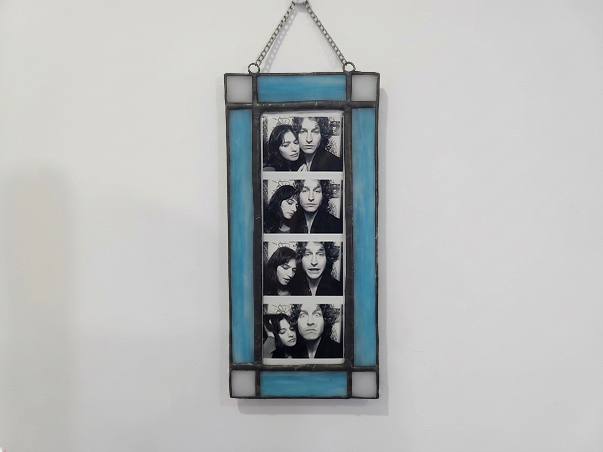 Stained Glass Photobooth Frame - 2x6 Inch, Assorted Colors